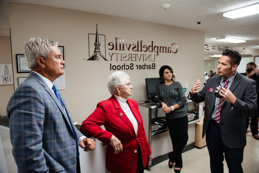 U.S. Congress members Comer and Foxx visit Campbellsville University education sites 2